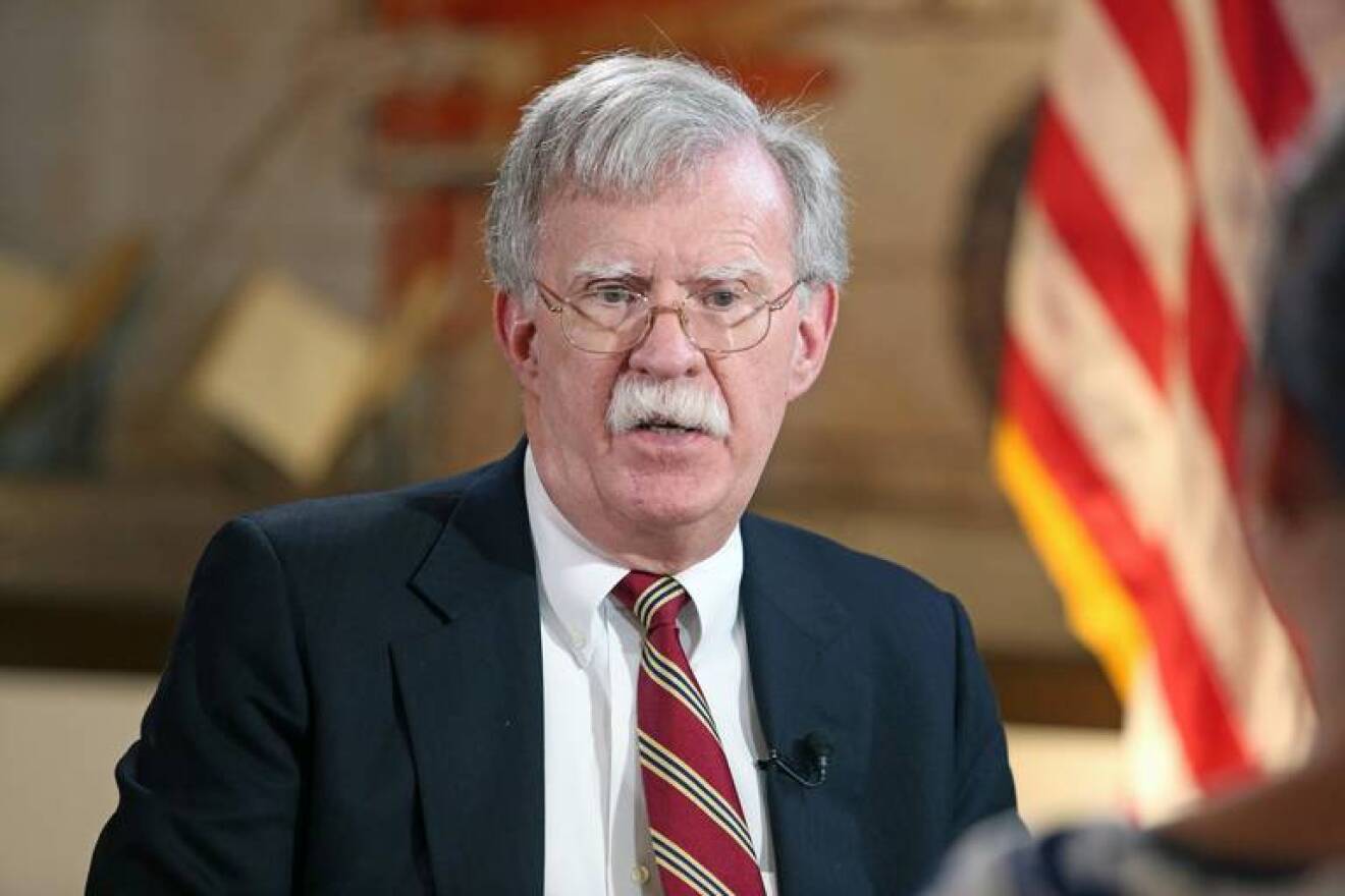 File photo of John Bolton, National security adviser.